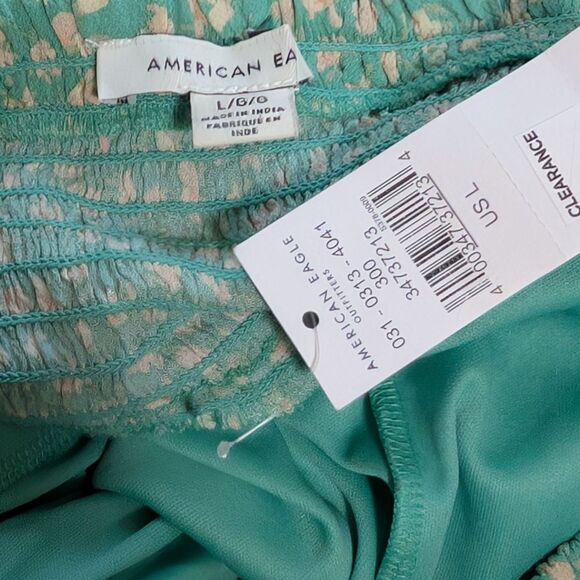 NWT American Eagle tiered ruffle ditzy floral skirt size Large whimsical fairy - Picture 3 of 10